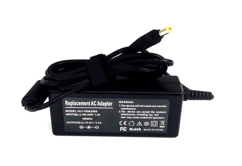 Replacement Charger for HP 65W 18.5V 3.5A 4.8 x 1.7mm