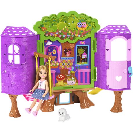 chelsea barbie treehouse