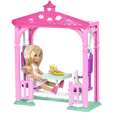 barbie club chelsea doll and playhouse