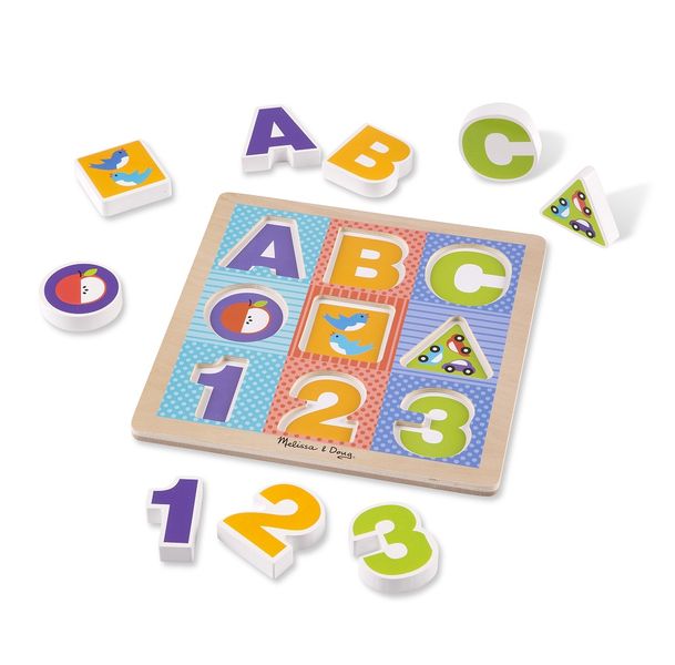 Melissa &amp; Doug ABC 123 Chunky Puzzle