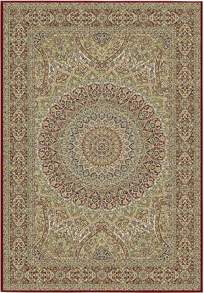 Rugs Original Kirman Rug - Burgundy Circular Medallian (60x115)