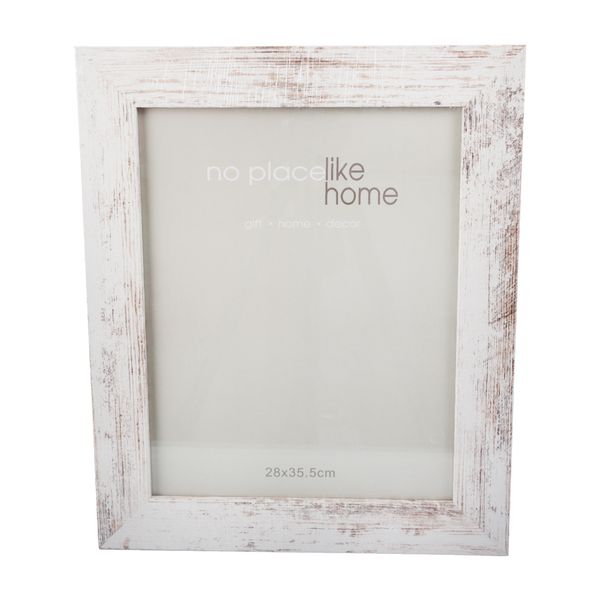 Photo Frames Distressed White - 4 pack (28 x 35cm)