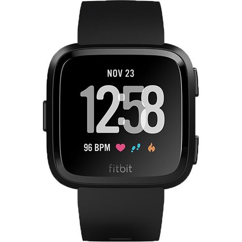 Fitbit Versa Fitness Watch Black Aluminium
