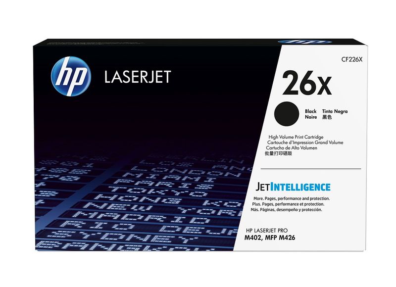 HP 26X High Yield Black LaserJet Toner Cartridge