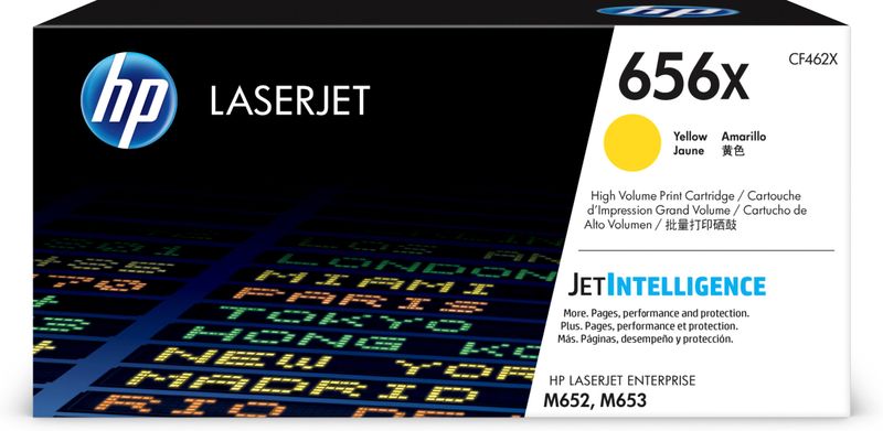HP 656X High Yield Yellow LaserJet Toner Cartridge