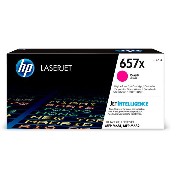 HP 657X High Yield Magenta LaserJet Toner Cartridge