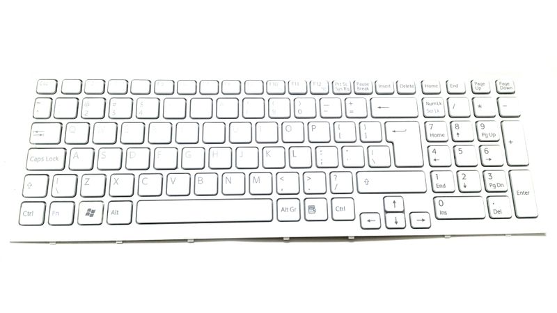 Replacement Sony Vaio PCG-71314L EB Keyboard - White