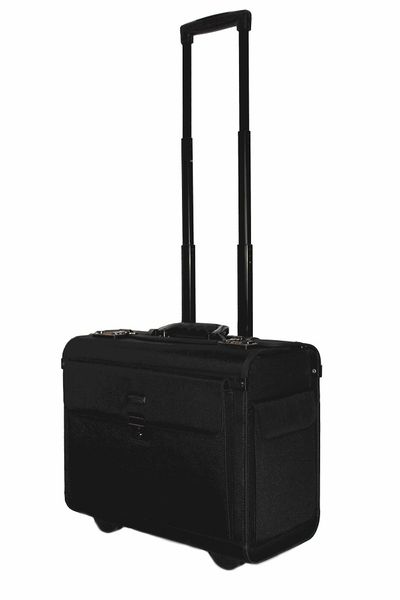 Tosca 18 Inch Executive Pilot Case On Wheels - Black