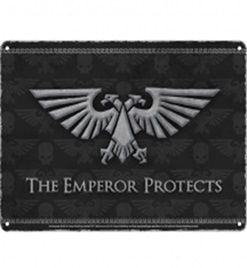 Warhammer: Emperor A5 Metal Wall Sign (Parallel Import)