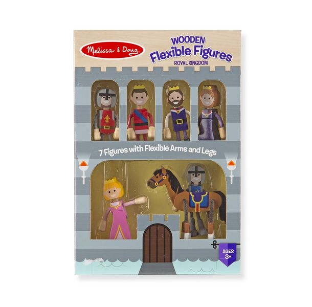 Melissa &amp; Doug Wooden Flexible Figures - Royal Kingdom