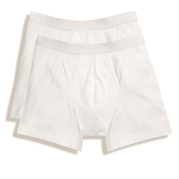 Fruit Of The Loom Men's Classic Boxer Brief - White