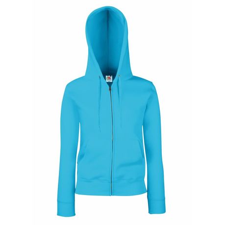 fruit of the loom premium hooded sweat jacket