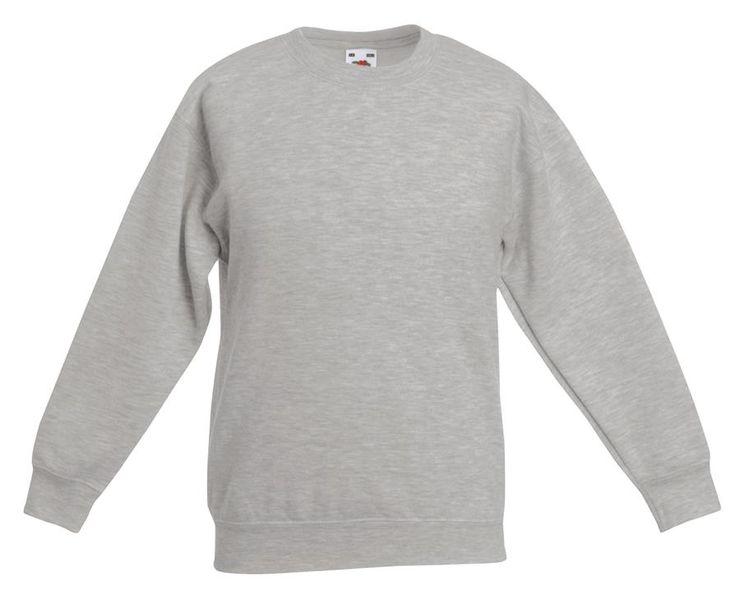 Fruit Of The Loom Junior Classic Top - Heather Grey