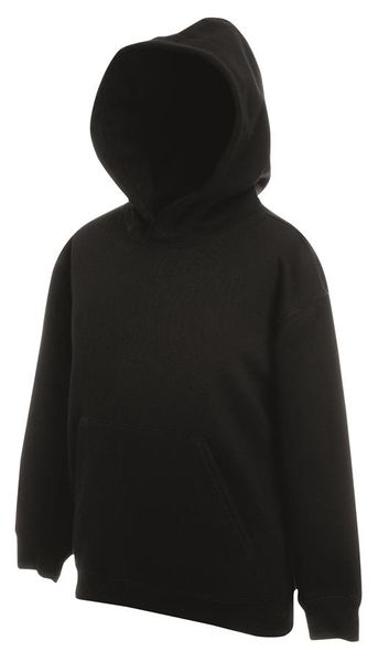 Fruit Of The Loom Junior Premium Hoodie - Black