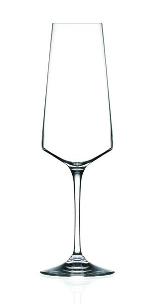 RCR - Aria Crystal Champagne Flute Glasses - 355ml - Set of 6