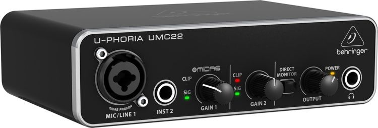Behringer UMC22 Soundcard