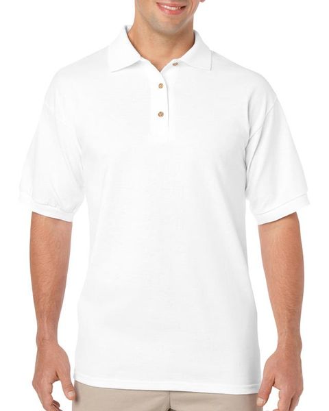 Gildan Dryblend Polo - White