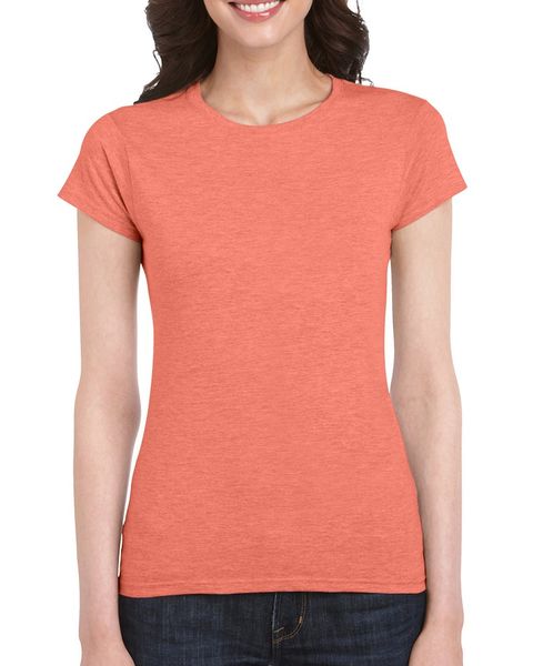 Gildan Women's Softstyle T-Shirt - Heather Orange
