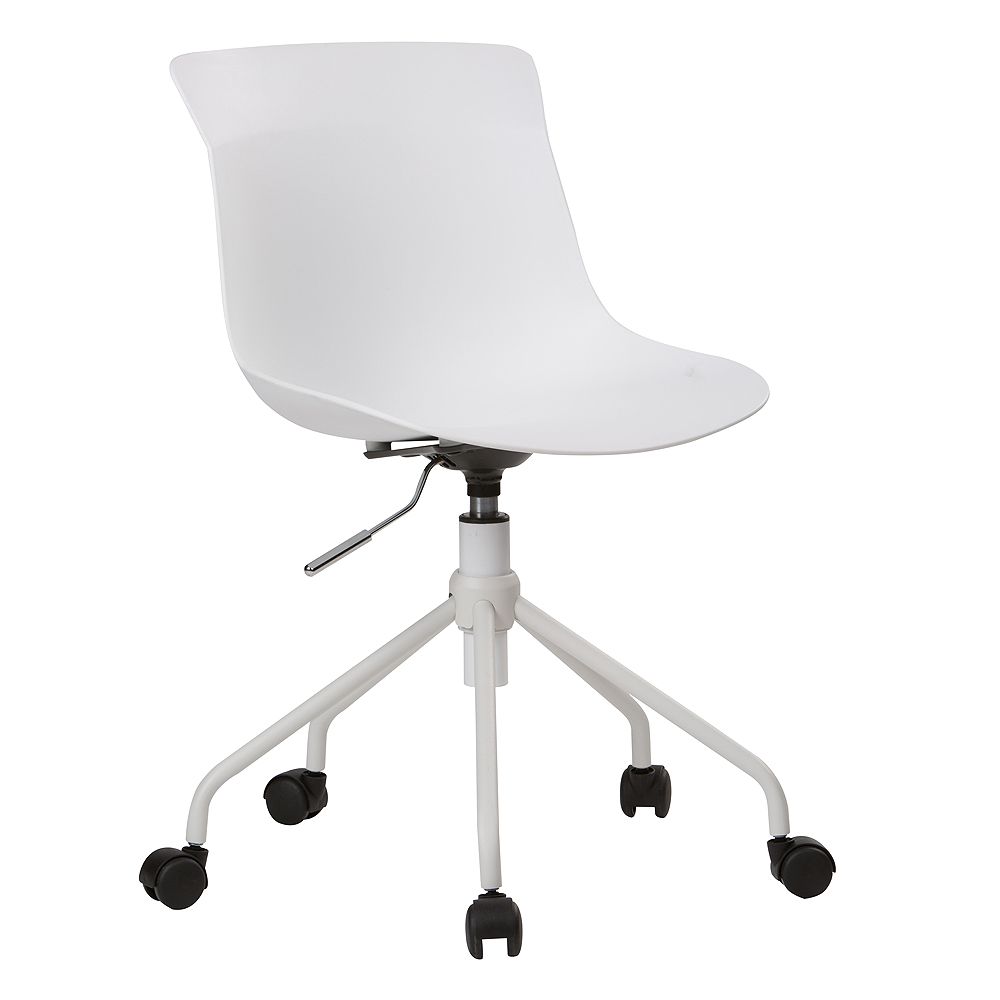 Basics Rae Office Chair White Shop Today. Get it Tomorrow
