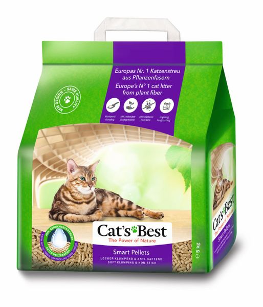 Cat's Best - Smart Pellets 2.5Kg/ 5L Clumping ECO cat litter