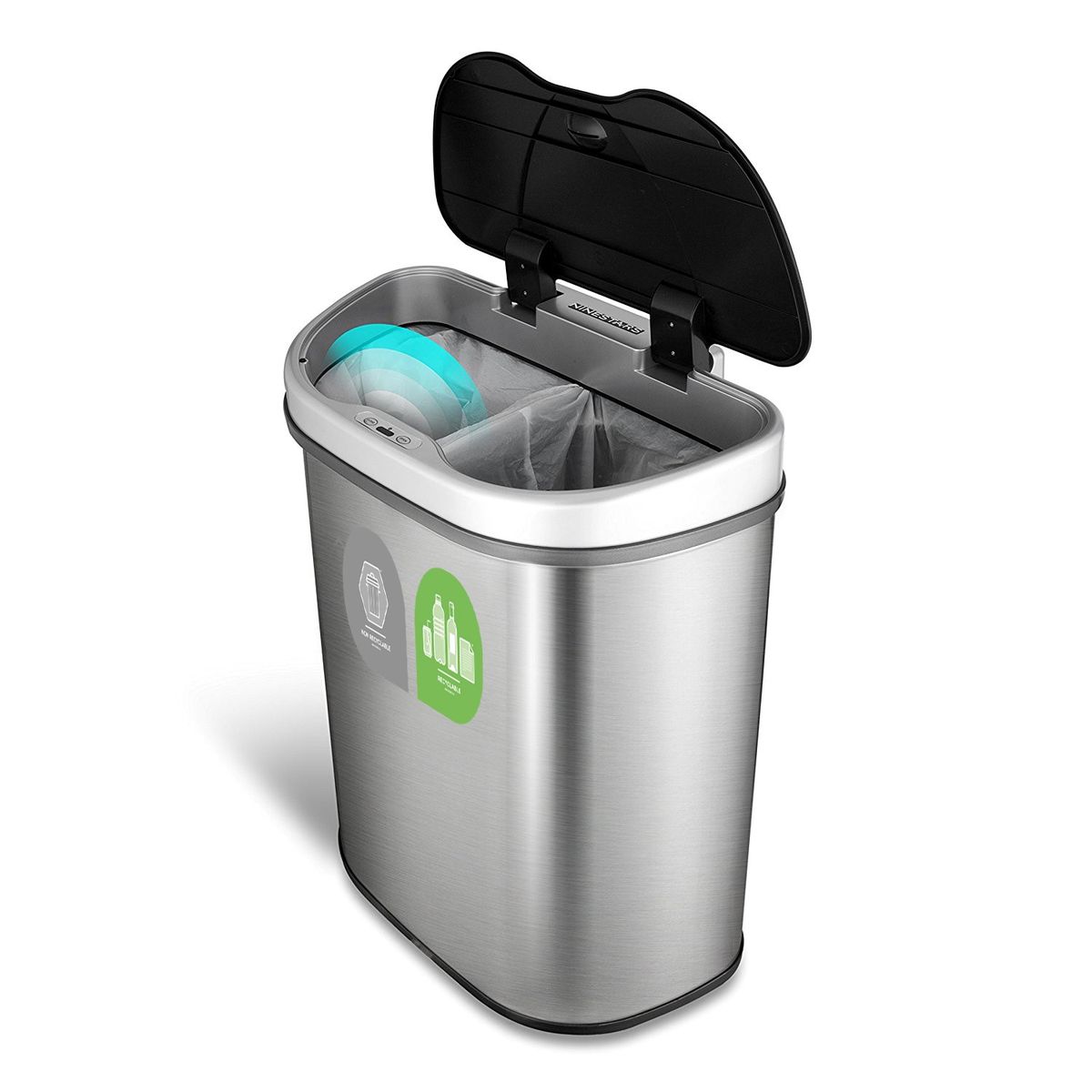 Sensortouch Recycling Bin 70 Litre, 2Divisions Shop Today. Get it