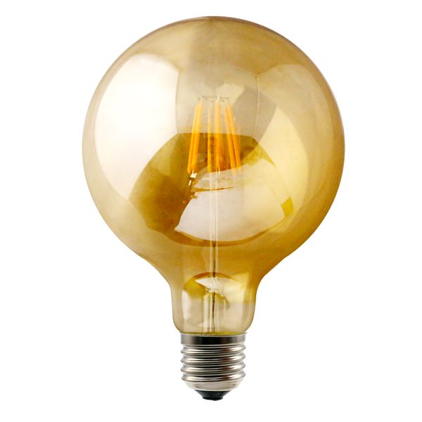 G125 6W E27 Filament Bulb - Brown (6 Pack)