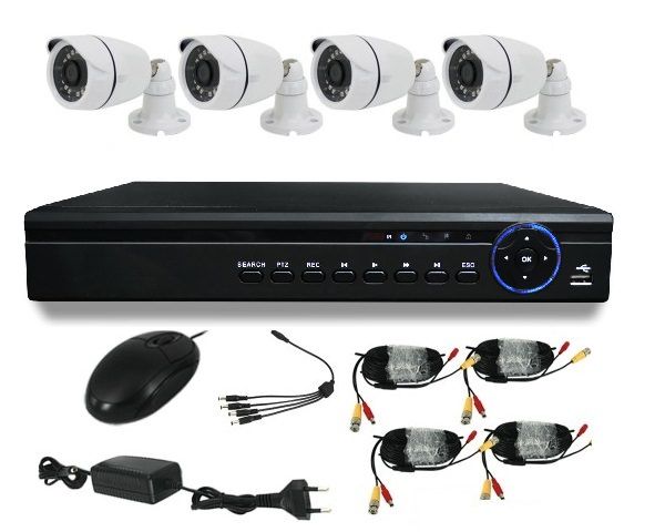 4CH CCTV Kit (AHD 1080P 2MP)