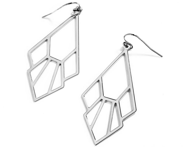 Tiger Lily Drop Earrings - Sterling Silver