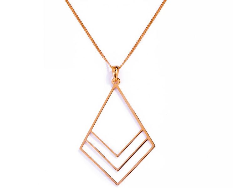 Bougainvillia Necklace - Rose Gold