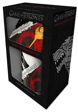 Game of Thrones: Stark and Targaryen - Mug, Coaster and Keychain Set (Parallel Import)