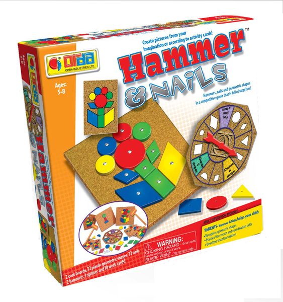 Small World Toys Hammer &amp; Nails