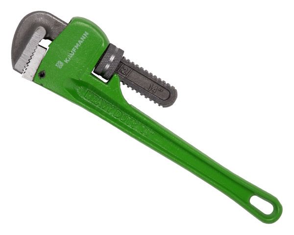 Kaufmann - 60cm Pipe Wrench Ridgit Type - Green