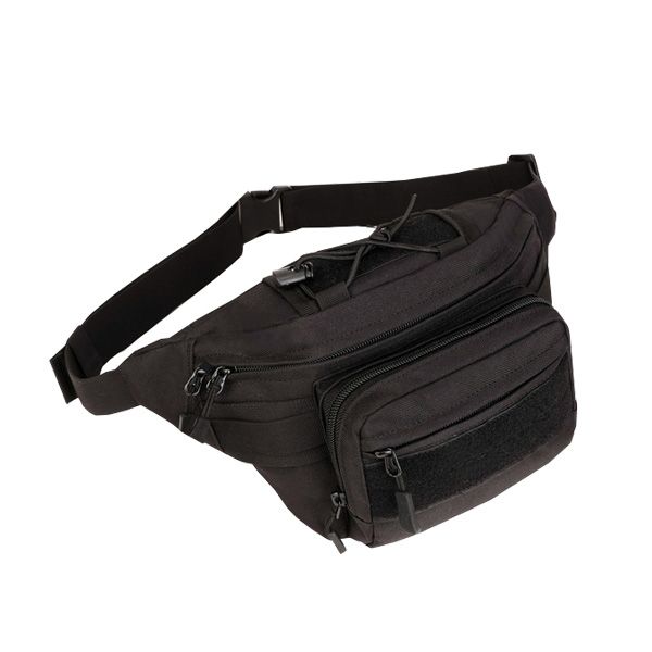 Portable Tactical Waist Bag - Black