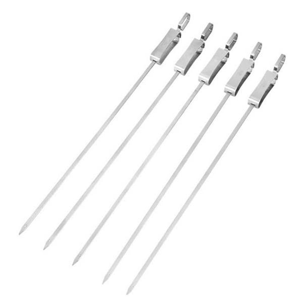 Barbecue Stainless Steel Skewers - 5 Piece
