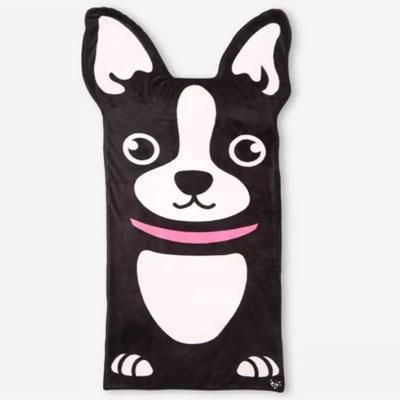 Boston Terrier Dog Sleeping Blanket for Kids &amp; Adults