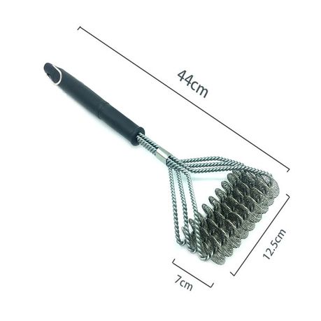 Barbecue Brush Cleaning Stainless Steel Bristles Non stick Cleaning Brush With Handle Durable Chef Accessories Uertd