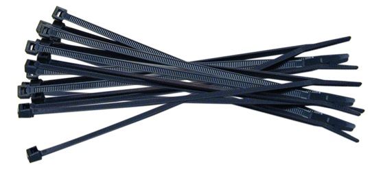 Nexus - 20 Black Cable Ties 4.8 x 40cm