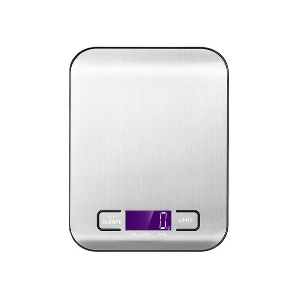 Multifunction Digital Kitchen Scale for Foods - Silver
