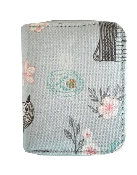 Cotton Road Girls Purse - Bird &amp; Cage Blue