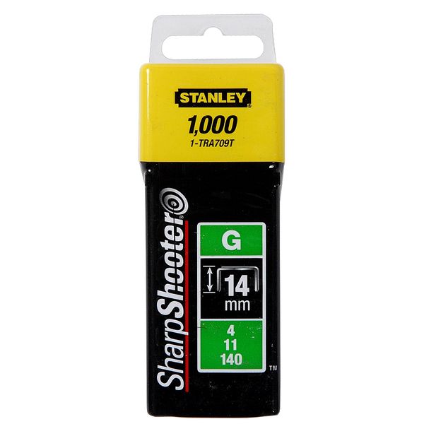 Stanley Tools - Heavy-Duty Staples - 14mm x 1000