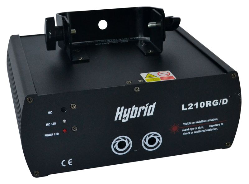 Hybrid L210RG/D Laser Light with Red/Green Laser