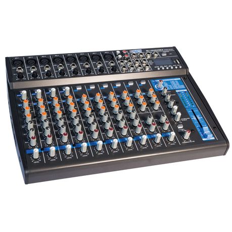 hybrid 12 channel powered mixer