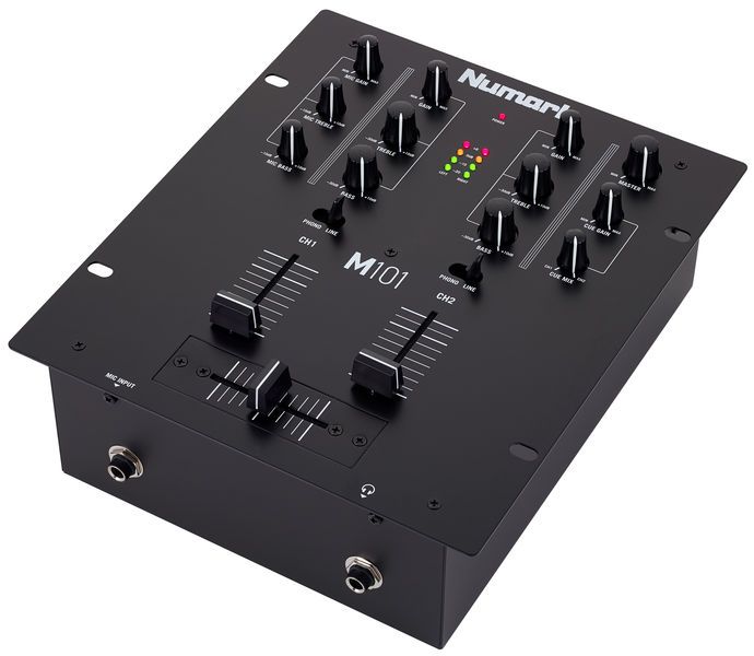 numark m101 2 channel dj mixer