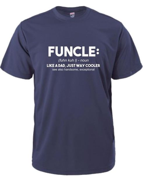 Qtees Africa Men's Funcle T-shirt - Navy (Size: 3XL) | Shop Today. Get ...