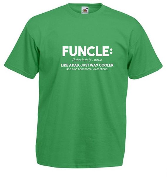 Qtees Africa Men's Funcle T-shirt - White (Size: 3XL)