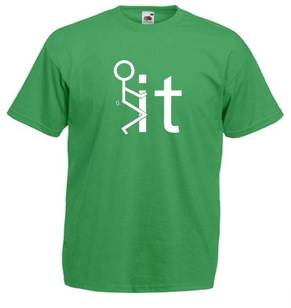 Qtees Africa Men's It T-shirt - White (Size: 3XL)