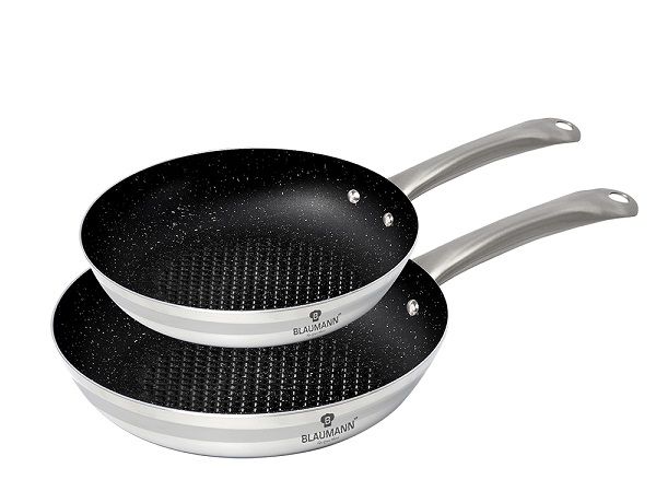 Blaumann Marble Coating Frypan Set - 2 Piece