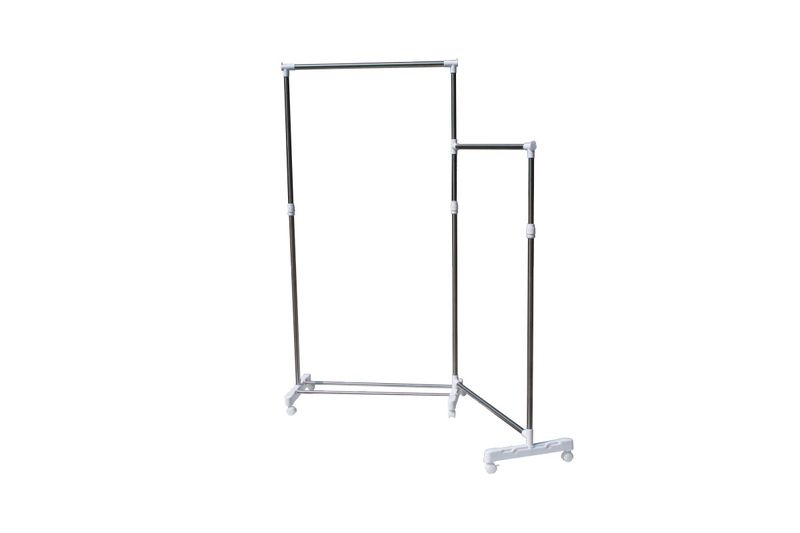 Fine Living - Corner Clothing Rack - White