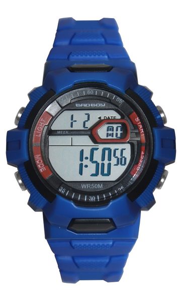 Bad Boy 50M-WR Digital Mid-Size Watch - Navy