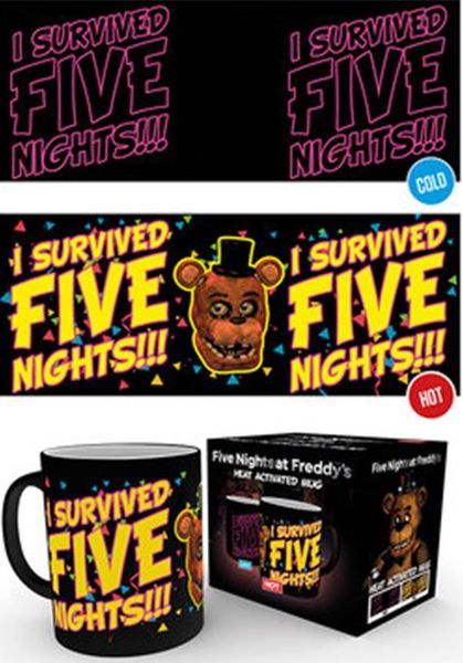 Five Nights At Freddys: I Survived - Heat Change Mug (Parallel Import)